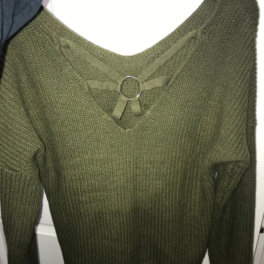 Army Green Sweater